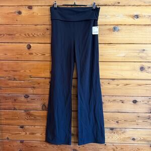 NWT Free People Movement Flare Black Yoga Pants Medium